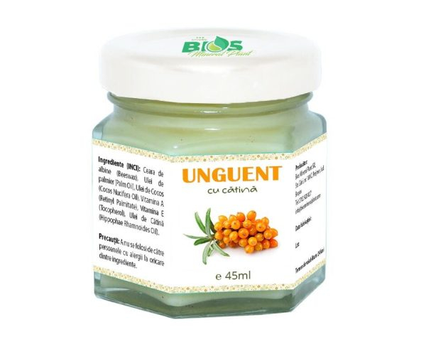 Unguent cu cătină, 100% natural, 45ml, BIOS Mineral Plant [1]