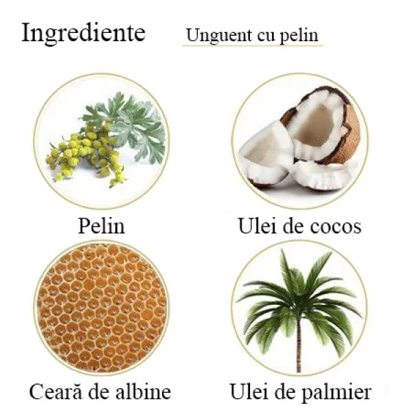 Unguent cu Pelin 100% natural 45 ml, BIOS Mineral Plant [3]