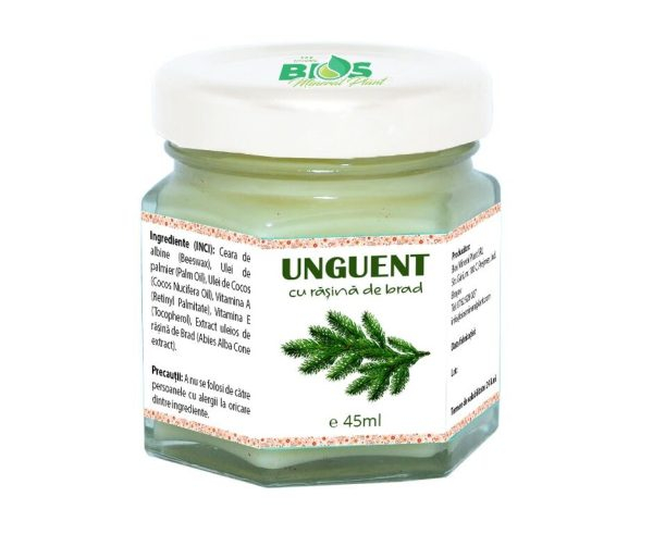 Unguent cu rășină de Brad 100% natural, 45ml, BIOS Mineral Plant [1]
