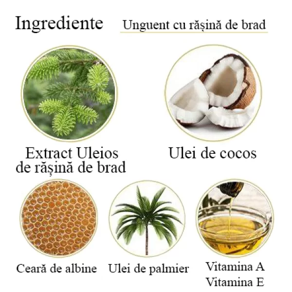 Unguent cu rășină de Brad 100% natural, 45ml, BIOS Mineral Plant [2]