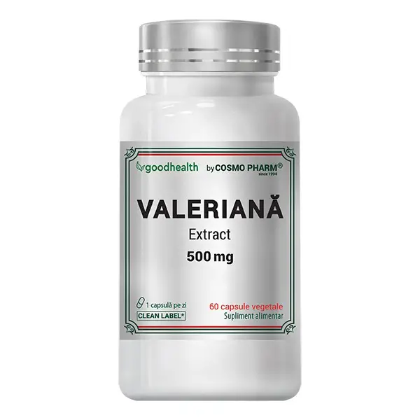 Valeriana extract 500mg, 60 capsule, Cosmopharm [1]