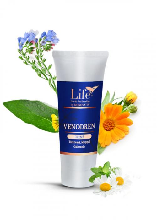 Venodren cremă 75ml, Bionovativ [1]