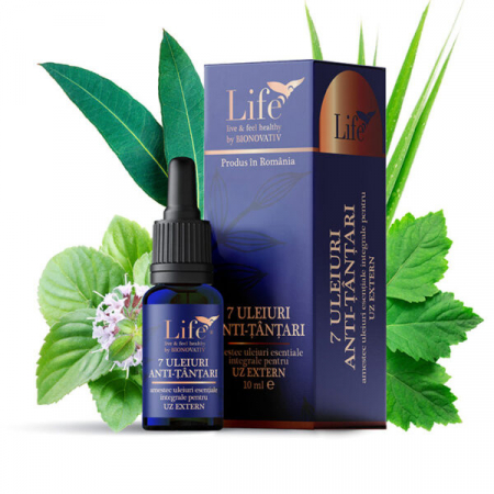 Uleiuri si solutii uz extern, aromoterapie - 7 uleiuri anti-țânțari 10ml uz extern, Bionovativ
