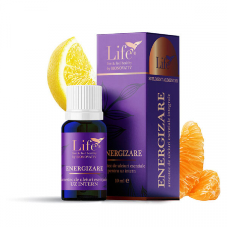 Imunitate - Energizare, combinatie de uleiuri esentiale 10ml uz intern, Bionovativ