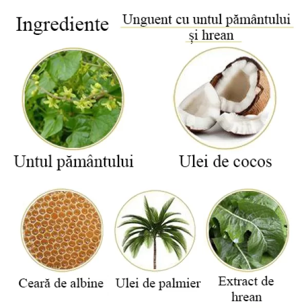 Unguent cu untul pamantului si hrean, 100% natural, 45ml, BIOS Mineral Plant [1]