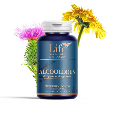 Detoxifiere - Alcooldren 120 capsule, Bionovativ