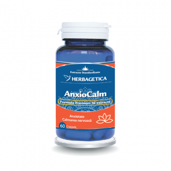 Suplimente alimentare - capsule - AnxioCalm, Herbagetica