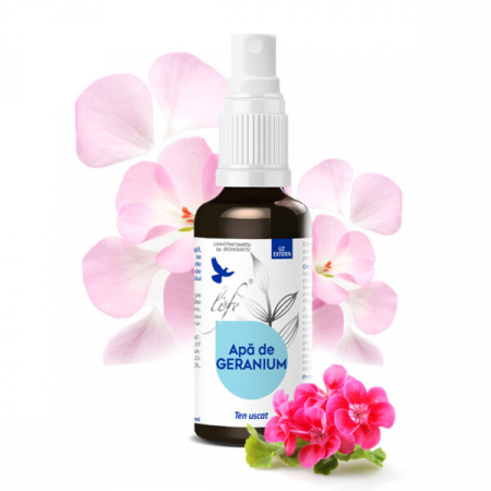Cosmetice și frumusețe - Apă de Geranium 100ml, Bionovativ
