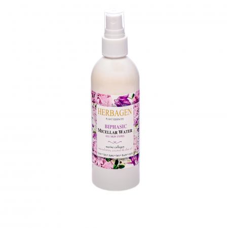 Cosmetice și frumusețe - Apă micelară bifazică 150ml, Herbagen