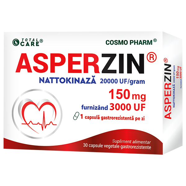 Cosmopharm - Asperzin - Nattokinază 150mg, 30 capsule, CosmoPharm