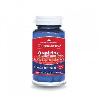 Suplimente alimentare - capsule - Aspirina Naturală Cardioprim, Herbagetica