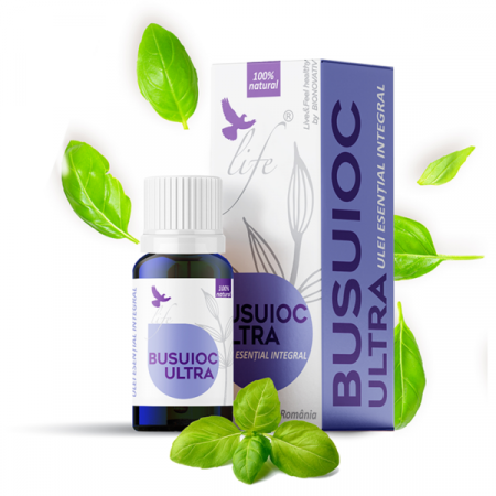 Simple - Busuioc Ultra ulei esential integral 10ml uz intern, Bionovativ