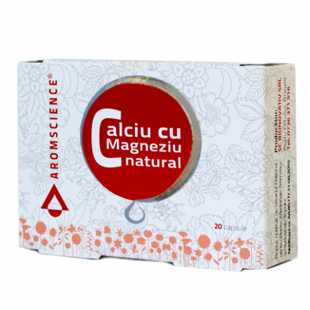 Calciu cu Magneziu Natural, Bionovativ Aromscience-Bionovativ - Calciu cu Magneziu Natural, Bionovativ