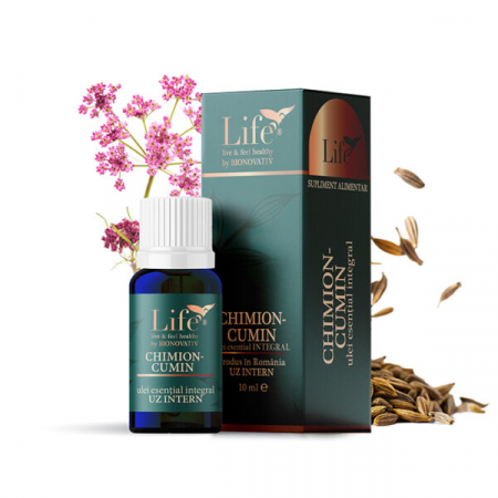 Simple - Chimion-cumin, ulei esential integral 10ml, uz intern, Bionovativ
