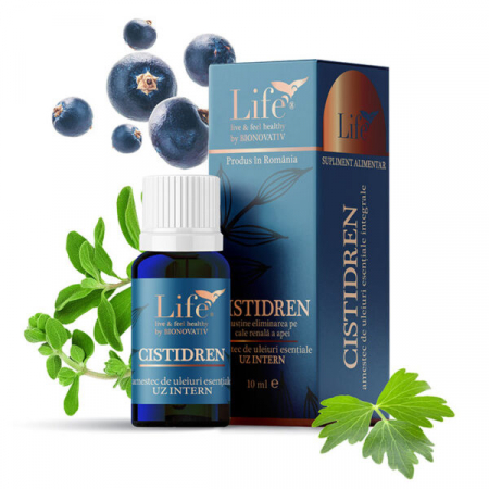 Sănătate uro-renală - Cistidren, combinatie de uleiuri esentiale 10ml uz intern, Bionovativ