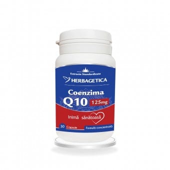 Gestionarea glicemiei - Coenzima Q10 125mg, Herbagetica