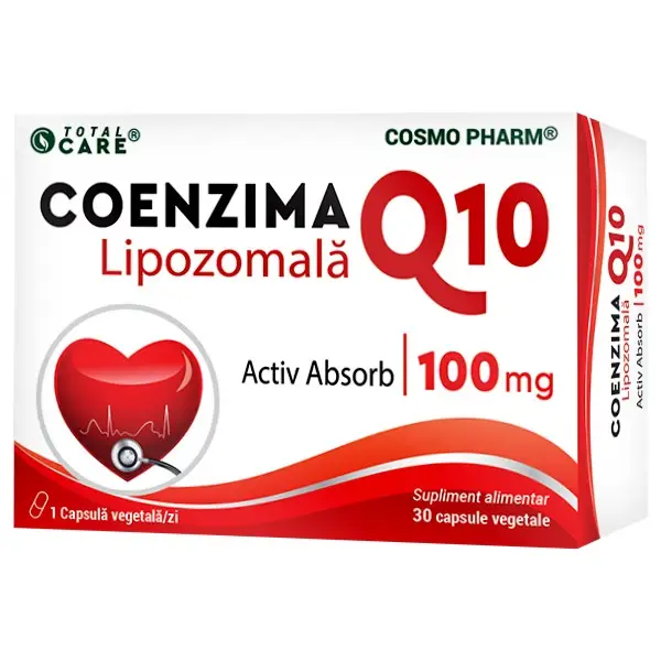 Cosmopharm - Coenzima Q10 Lipozomala, 30 capsule, CosmoPharm