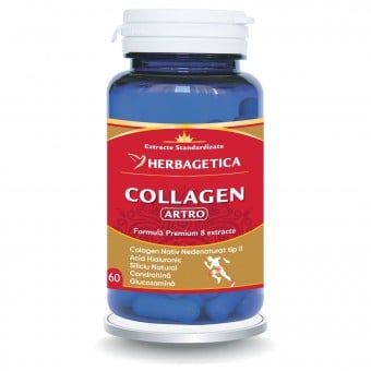 Antiinflamatoare - Collagen Artro 60 capsule, Herbagetica