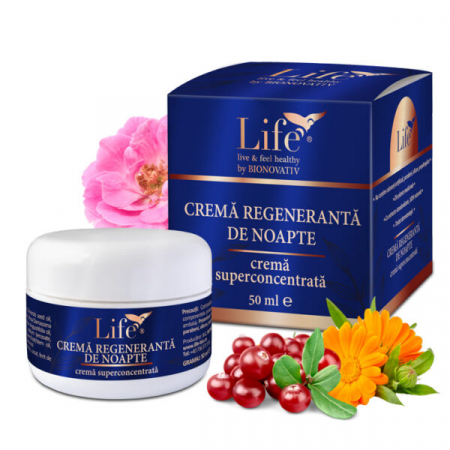 Cosmetice și frumusețe - Cremă Regenerantă de noapte 50ml, Bionovativ