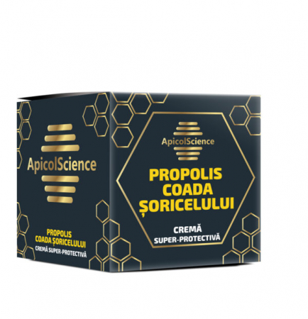 ApicolScience - Cremă super-protectivă cu propolis și coada șoricelului 75ml, ApicolScience