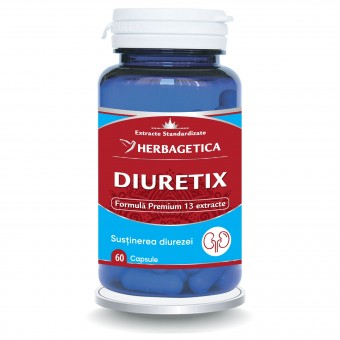 Herbagetica - Diuretix 60 capsule, Herbagetica