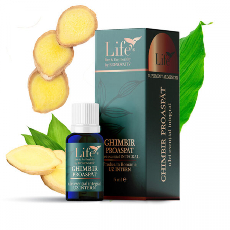 Simple - Ghimbir proaspăt ulei esential integral 5ml uz intern, Bionovativ