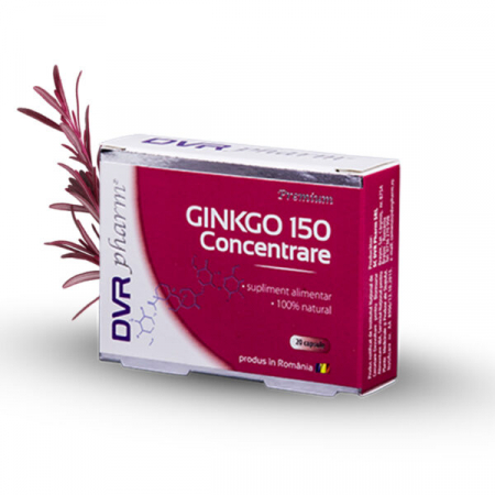 Sistem nervos și memorie - Ginkgo 150 Concentrare, DVR Pharm