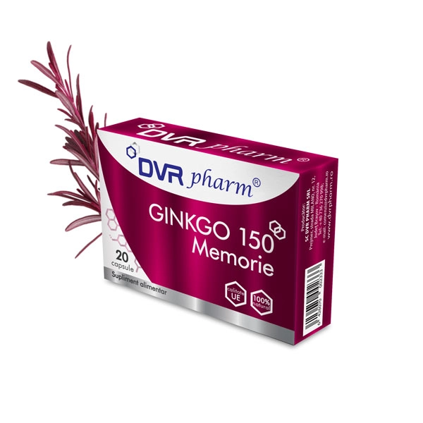 Sistem nervos și memorie - Ginkgo 150 Memorie, DVR Pharm