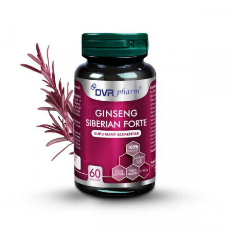 Sistem nervos și memorie - Ginseng Siberian Forte, DVR Pharm