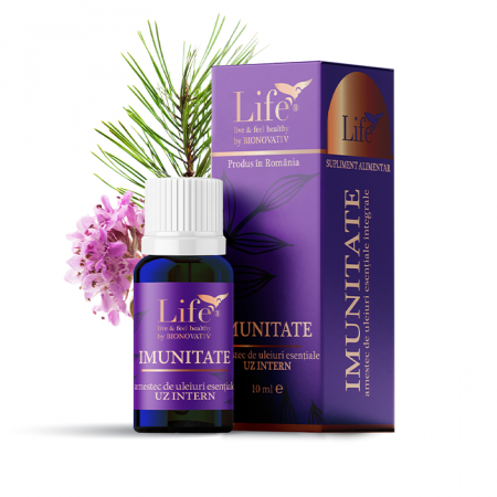 Sistem respirator - Imunitate, combinatie de uleiuri esentiale 10ml uz intern, Bionovativ