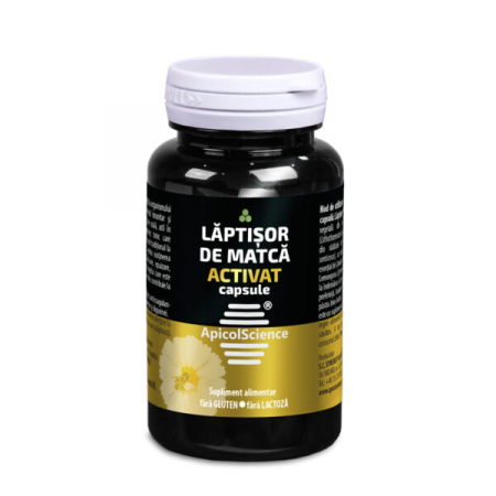 Apicole - Lăptișor de matcă activat 60 capsule, ApicolScience