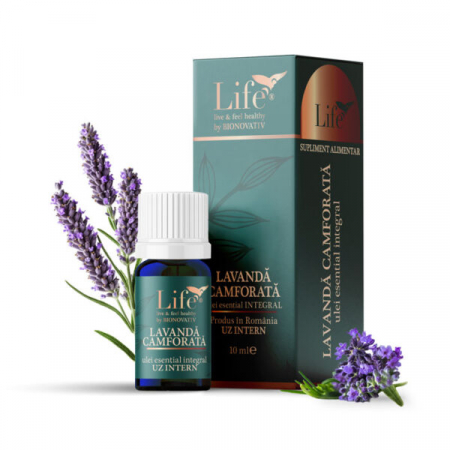 Simple - Lavandă camforată ulei esential integral 10ml uz intern, Bionovativ