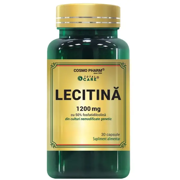 Sistem nervos și memorie - Lecitina 1200mg 30 capsule, Cosmopharm