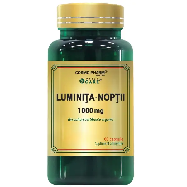 Păr, piele și unghii - Luminita Noptii 1000mg, 60 capsule, Cosmopharm