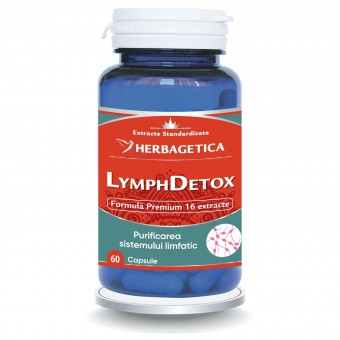 Detoxifiere - Lymph Detox 60 capsule, Herbagetica