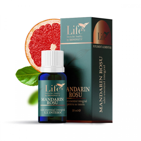 Simple - Mandarin roșu ulei esential integral 10ml uz intern, Bionovativ