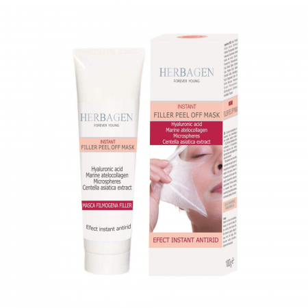 Cosmetice și frumusețe - Mască filmogenă filler instant 100g, Herbagen