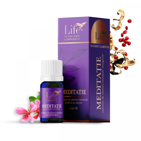 Imunitate - Meditație, combinatie de uleiuri esentiale 5ml uz intern, Bionovativ