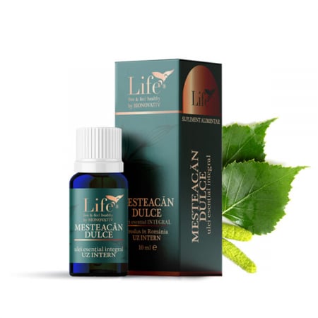 Simple - Mesteacan dulce, ulei esential integral 10ml, uz intern, Bionovativ