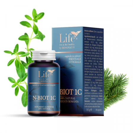 Imunitate - N-BIOT1C 30 capsule cu uleiuri esentiale, Bionovativ
