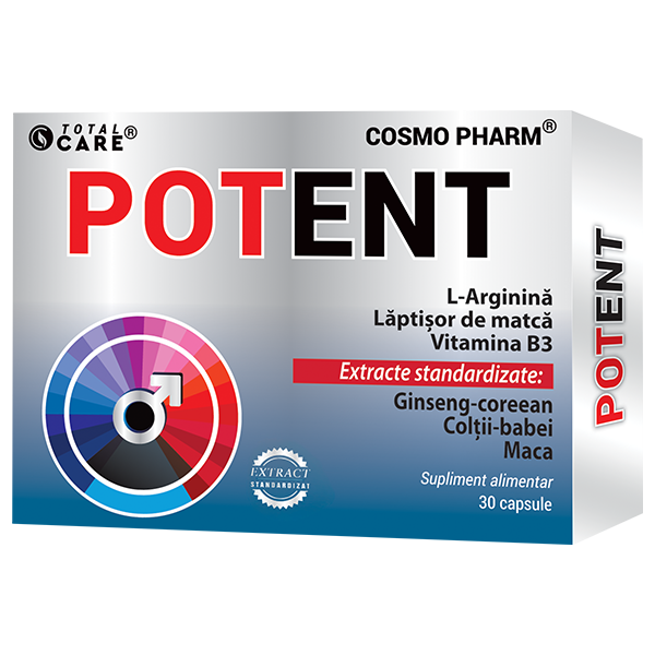 Potență - Potent 30 capsule, Cosmopharm