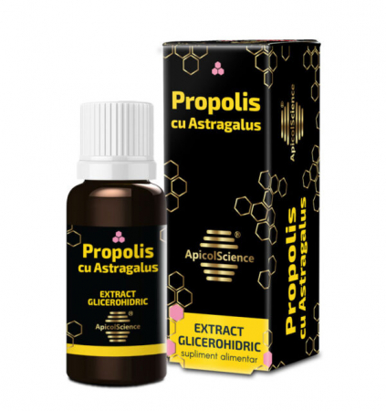 Apicole - Propolis cu Astragalus extract glicerohidric 30ml, ApicolScience