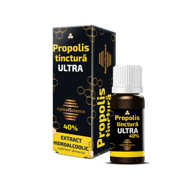 Apicole - Propolis Tinctura Ultra 40% 10ml, ApicolScience