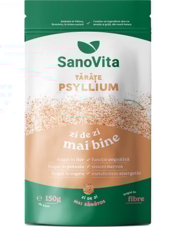 Tărâțe Psyllium - Psyllium tărâțe Sanovita, Vivaplantis