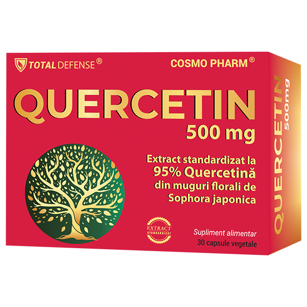 Alergii - Quercetin 500mg, 30 capsule, Cosmopharm