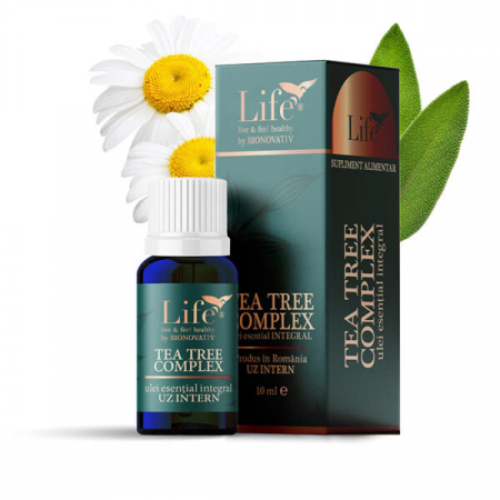 Imunitate - Tea Tree Complex, combinatie de uleiuri esentiale 10ml uz intern, Bionovativ