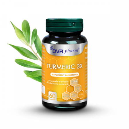 Digestie sănătoasă - Turmeric 3X, DVR Pharm