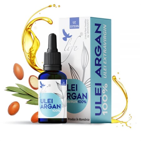 Uleiuri si solutii uz extern, aromoterapie - Ulei Argan 100% extravirgin 10ml uz extern, Bionovativ