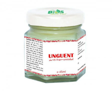 BIOS Mineral Plant - Unguent anti-hemoroidal 45ml, BIOS Mineral Plant