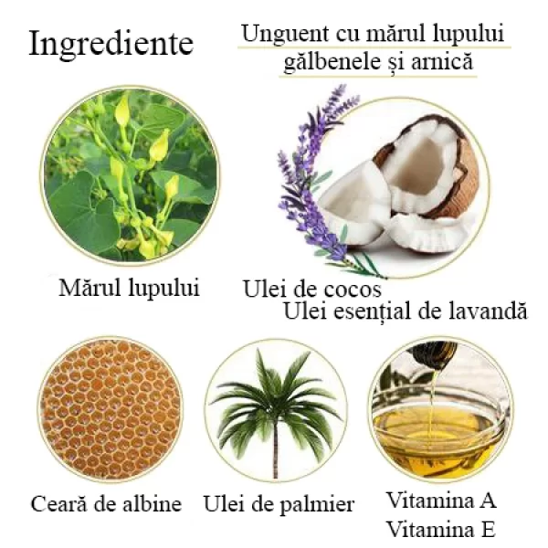 Unguent cu marul lupului, galbenele si arnica, 100% natural, 45ml, BIOS Mineral Plant [1]